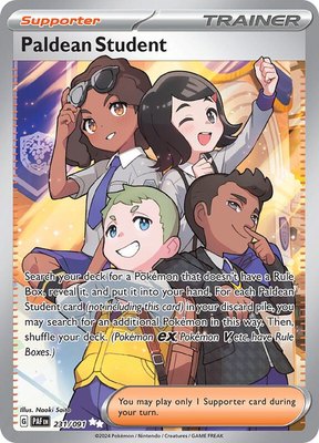 Paldean Student, Paldean Fates
