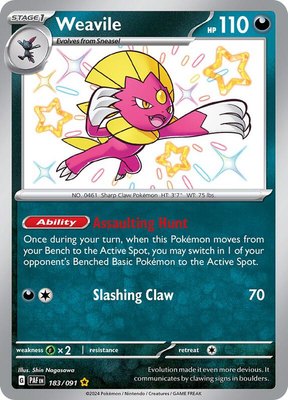 Weavile, Paldean Fates