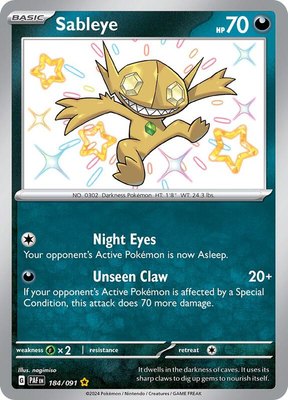 Sableye, Paldean Fates