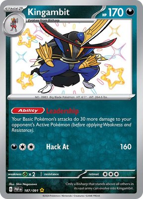 Kingambit, Paldean Fates