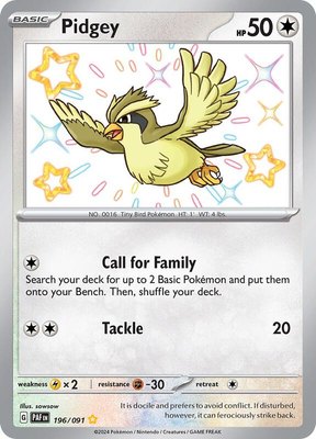 Pidgey, Paldean Fates