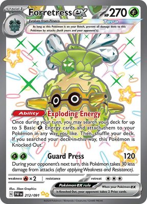 Forretress ex, Paldean Fates