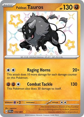 Paldean Tauros, Paldean Fates