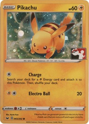 Pikachu (Cosmos Holo), League & Championship Cards