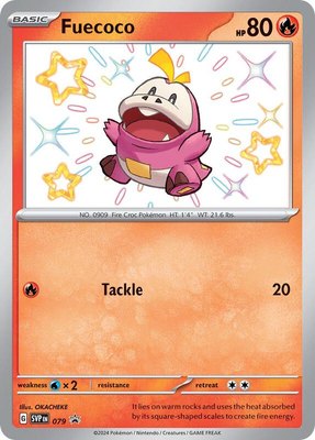 Fuecoco, Scarlet & Violet Promo Cards