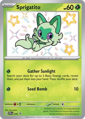 Sprigatito, Scarlet & Violet Promo Cards