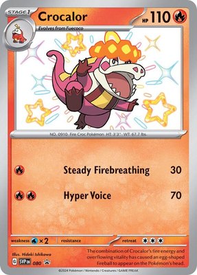 Crocalor, Scarlet & Violet Promo Cards