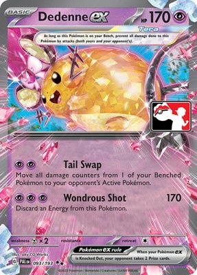 Dedenne ex, Prize Pack Series Cards