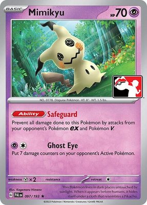 Mimikyu, Prize Pack Series Cards