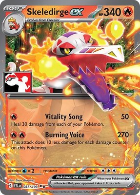 Skeledirge ex, Prize Pack Series Cards