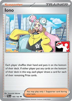 Iono, Prize Pack Series Cards
