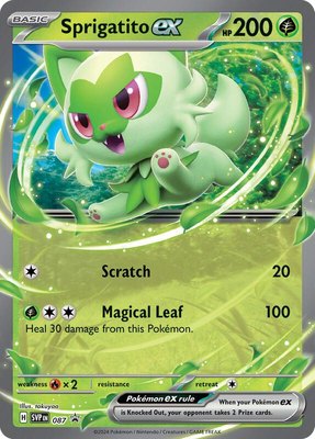 Sprigatito ex, Scarlet & Violet Promo Cards