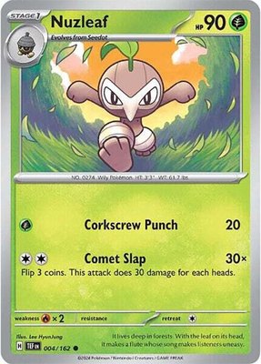 Nuzleaf, Temporal Forces