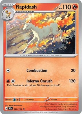 Rapidash, Temporal Forces
