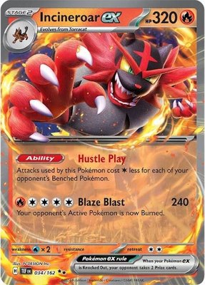 Incineroar ex, Temporal Forces