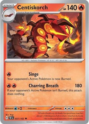 Centiskorch, Temporal Forces