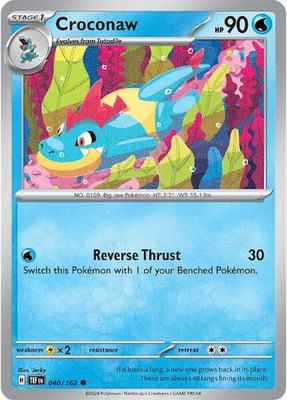 Croconaw, Temporal Forces