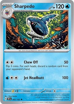 Sharpedo, Temporal Forces