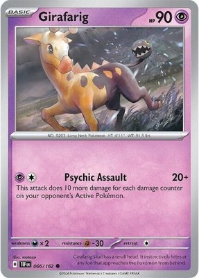 Girafarig, Temporal Forces
