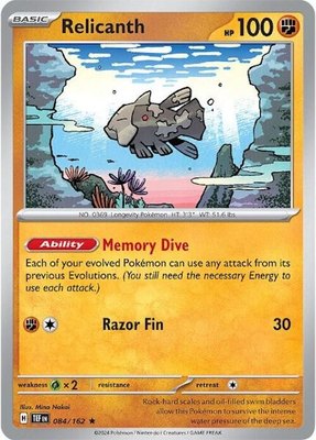Relicanth, Temporal Forces