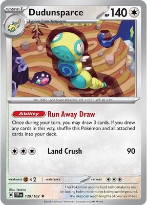 Dudunsparce, Temporal Forces