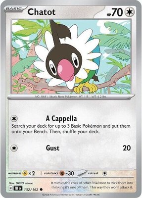 Chatot, Temporal Forces
