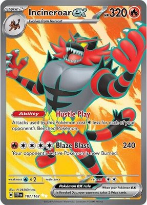 Incineroar ex, Temporal Forces