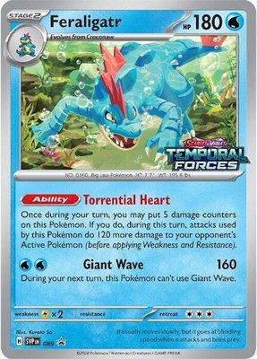 Feraligatr (Prerelease), Scarlet & Violet Promo Cards
