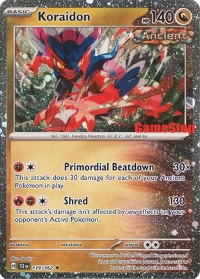 Koraidon (Gamestop Promo), Miscellaneous Cards & Products