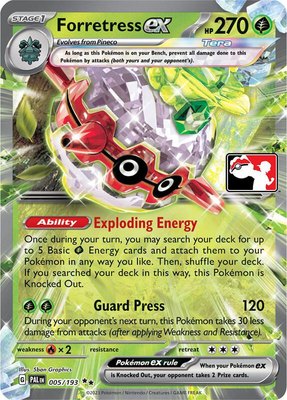 Forretress ex, Prize Pack Series Cards