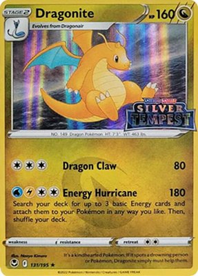 Dragonite (Silver Tempest Stamped), Sword & Shield Promo Cards