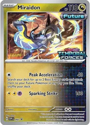 Miraidon (Prerelease) [Staff], Scarlet & Violet Promo Cards