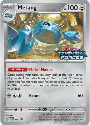 Metang (Prerelease) [Staff], Scarlet & Violet Promo Cards