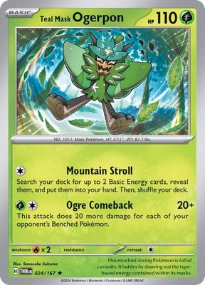 Teal Mask Ogerpon, Twilight Masquerade