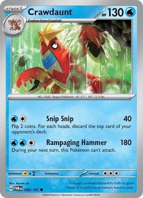 Crawdaunt, Twilight Masquerade