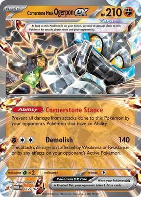 Cornerstone Mask Ogerpon ex, Twilight Masquerade