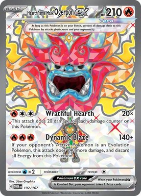 Hearthflame Mask Ogerpon ex, Twilight Masquerade