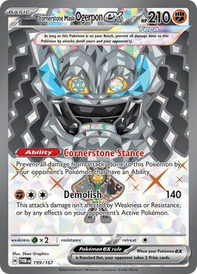 Cornerstone Mask Ogerpon ex, Twilight Masquerade