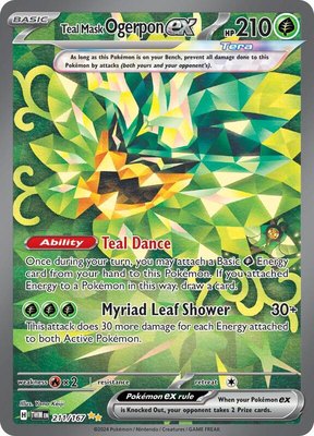 Teal Mask Ogerpon ex, Twilight Masquerade