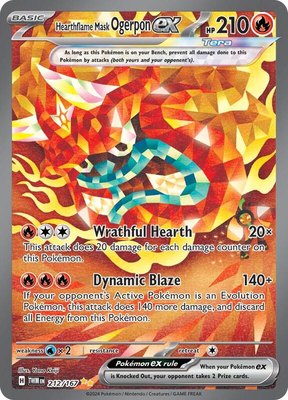 Hearthflame Mask Ogerpon ex, Twilight Masquerade