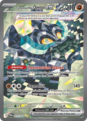 Cornerstone Mask Ogerpon ex, Twilight Masquerade