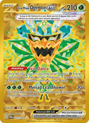 Teal Mask Ogerpon ex, Twilight Masquerade