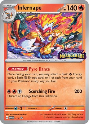 Infernape, Scarlet & Violet Promo Cards