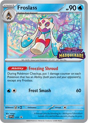 Froslass, Scarlet & Violet Promo Cards