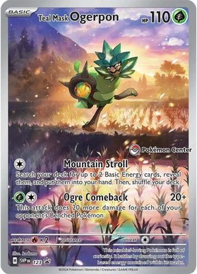 Teal Mask Ogerpon (Pokemon Center Exclusive), Scarlet & Violet Promo Cards