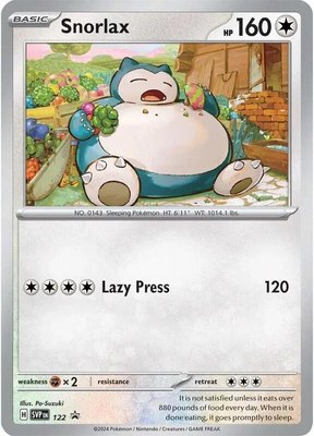 Snorlax, Scarlet & Violet Promo Cards