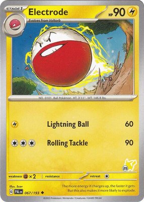 Electrode - Pikachu 25, Battle Academy 2024