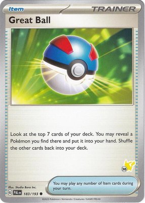 Great Ball - Pikachu 38, Battle Academy 2024
