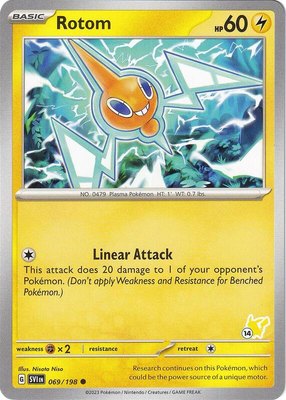 Rotom - Pikachu 14, Battle Academy 2024