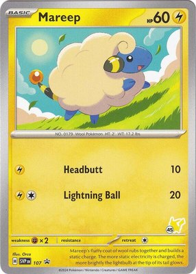 Mareep - Pikachu 45, Battle Academy 2024